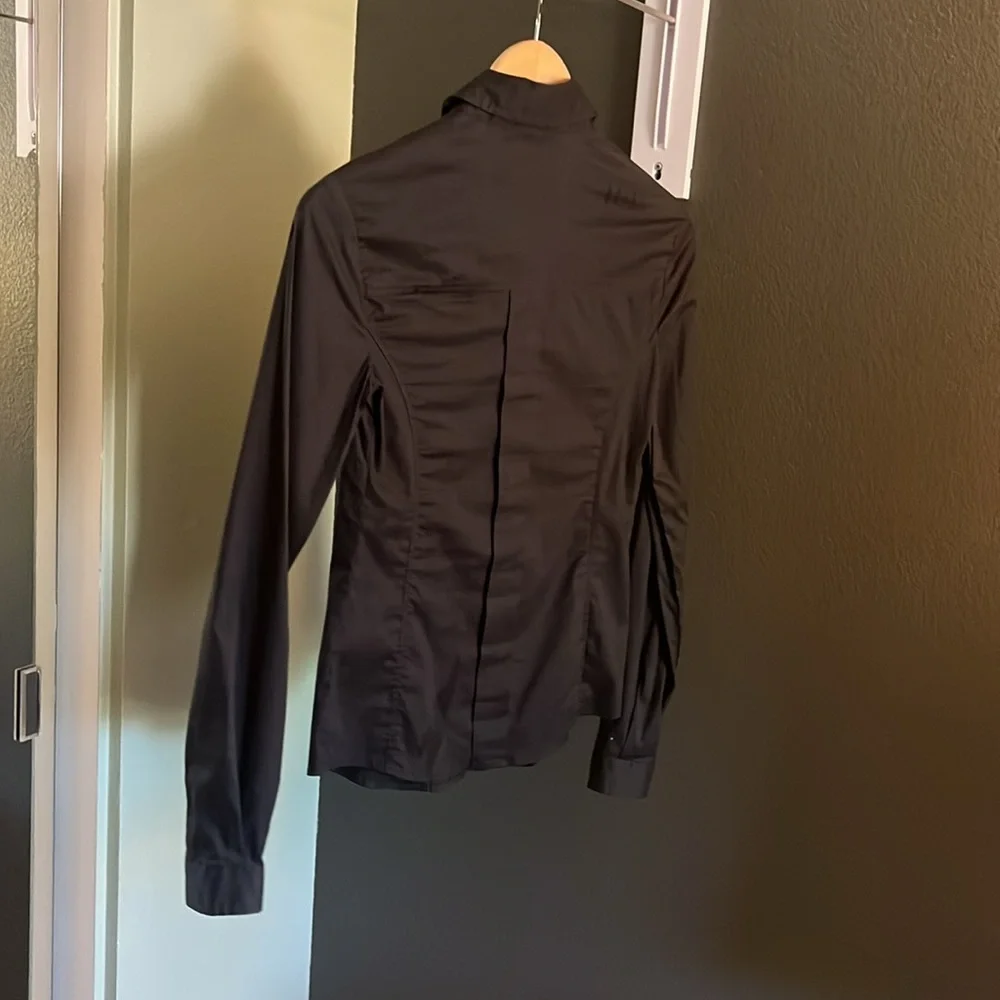🛑 1 hour sale. D&G, women’s Black Button Down Shirt - Picture 12 of 14